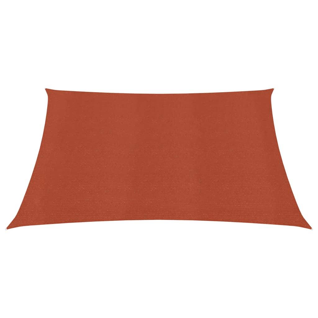 Uždanga nuo saulės, terakota spalvos, 6x6m, HDPE, 160g/m²
