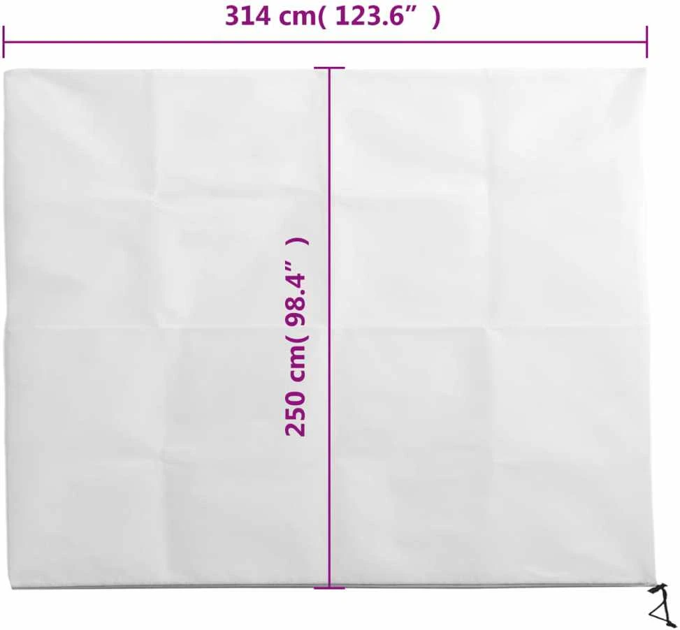 Uždangalai augalams su užtrauktukais, 10vnt., 3,14x2,5m, 70g/m²