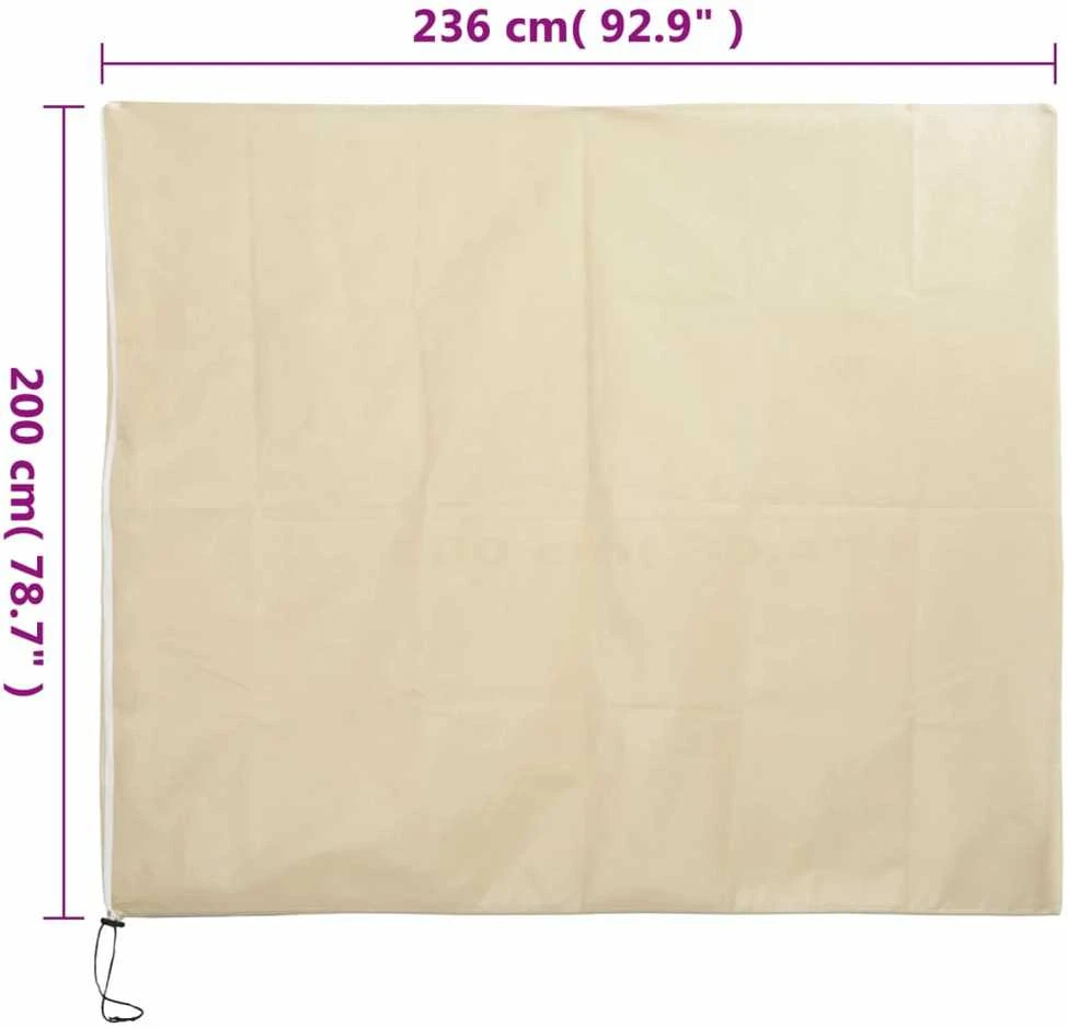 Uždangalai augalams su užtrauktukais, 2vnt., 2,36x2m, 70g/m²