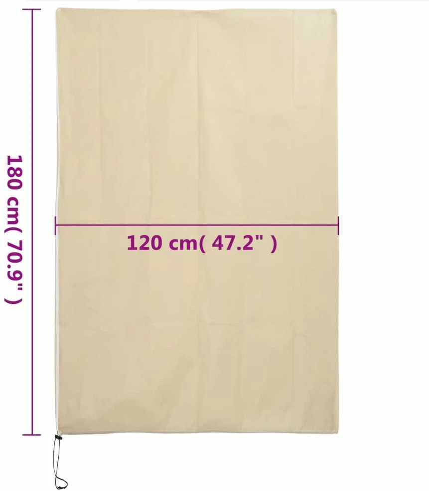 Uždangalai augalams su užtrauktukais, 4 vnt., 1,2x1,8 m, 70g/m²