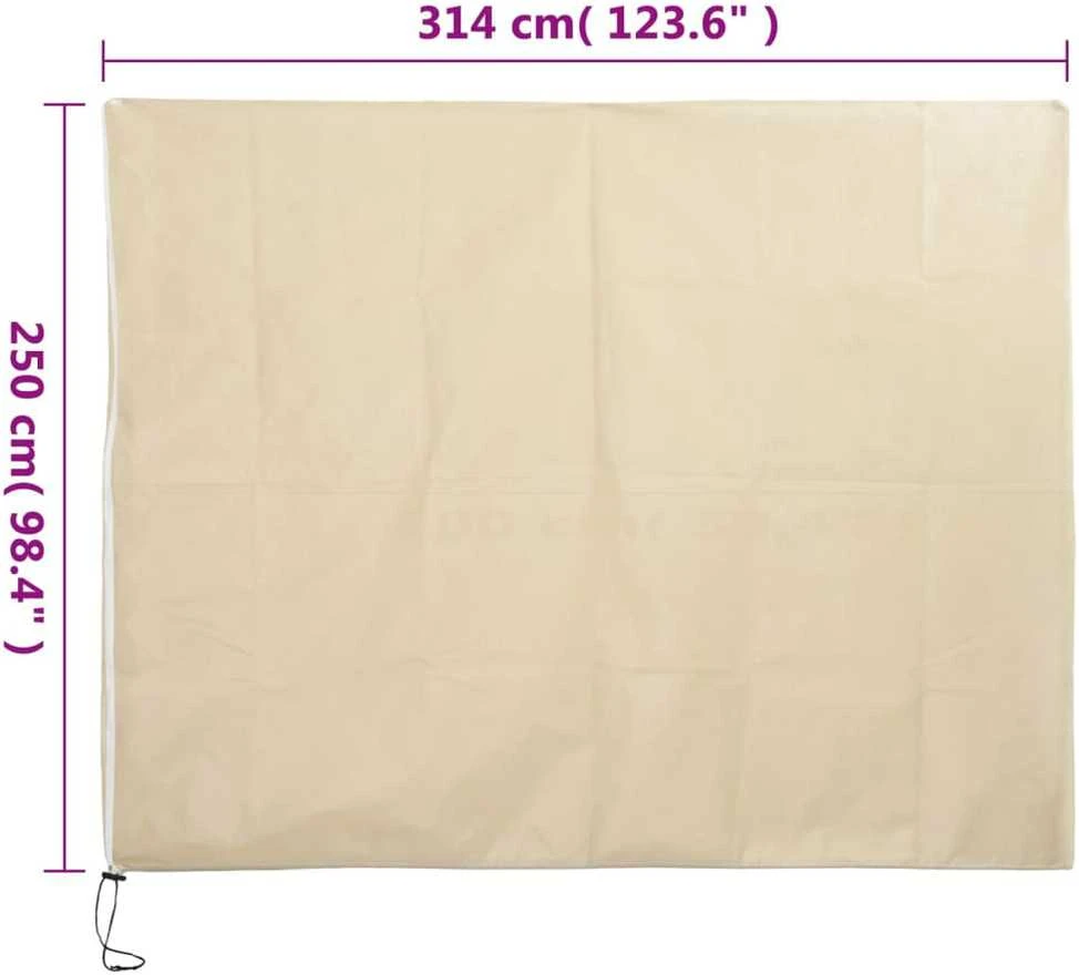 Uždangalai augalams su užtrauktukais, 4vnt., 3,14x2,5 m, 70g/m²