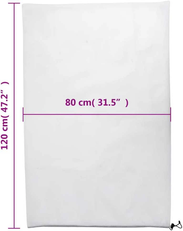 Uždangalai augalams su virvutėmis, 4vnt., 0,8x1,2m, 70g/m²
