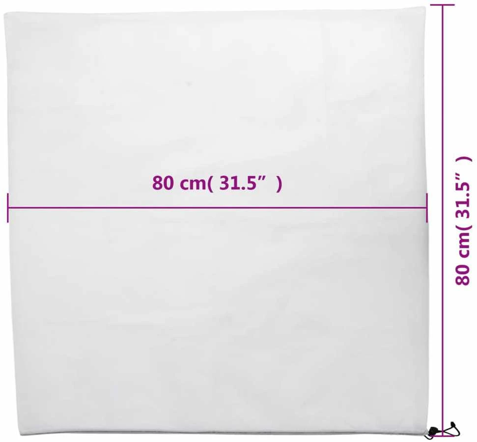 Uždangalai augalams su virvutėmis, 4vnt., 0,8x0,8m, 70g/m²