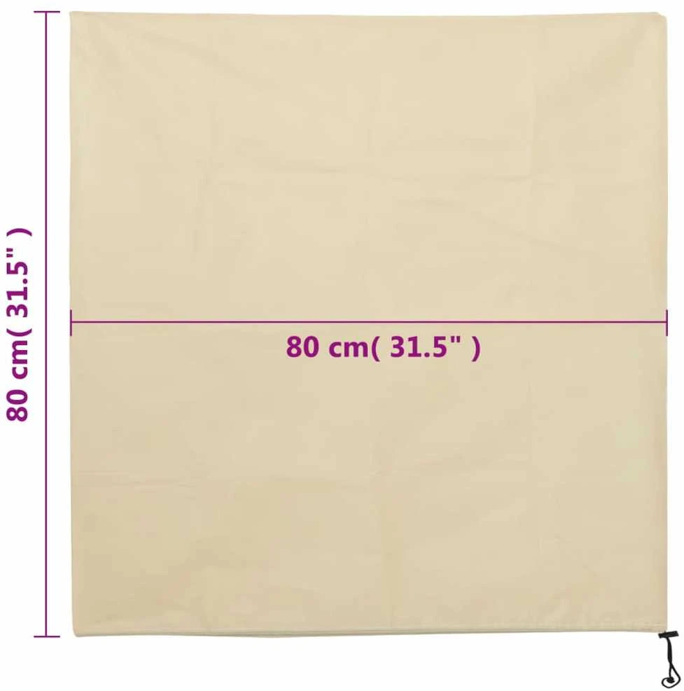 Uždangalai augalams su virvutėmis, 4vnt., 0,8x0,8m, 70g/m²