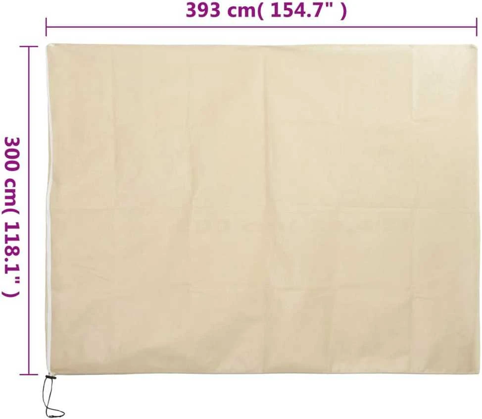 Uždangalas augalams su užtrauktuku, 3,93x3m, 70g/m²