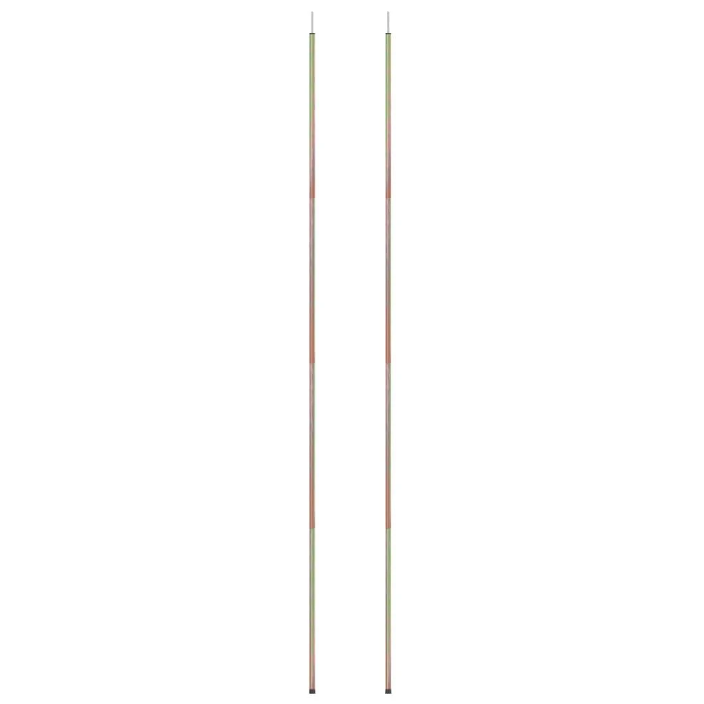 Uždangos nuo saulės stulpai, 2vnt., 200cm, plienas
