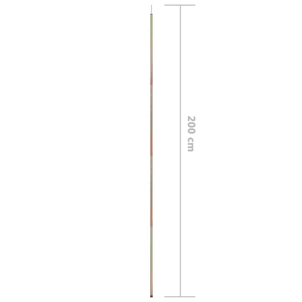 Uždangos nuo saulės stulpas, 200cm, galvanizuotas plienas