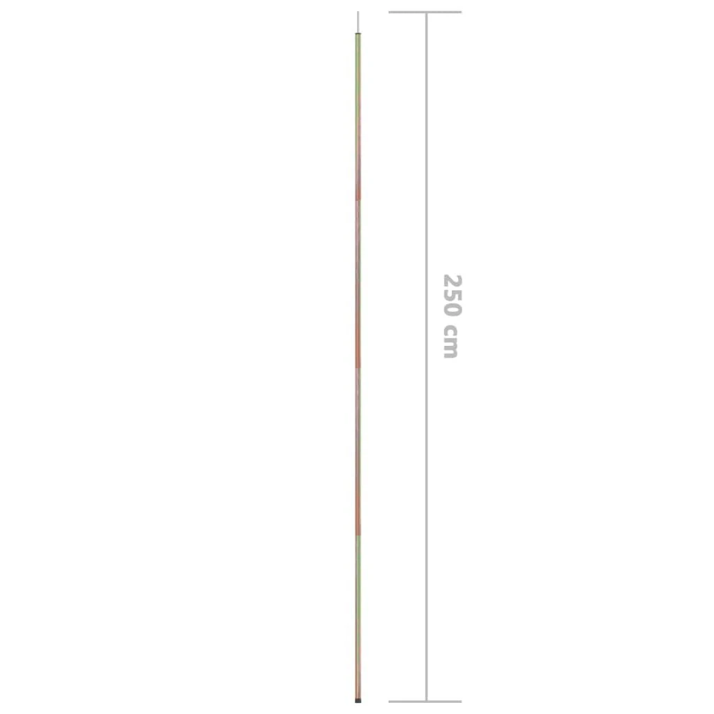 Uždangos nuo saulės stulpas, 250cm, galvanizuotas plienas