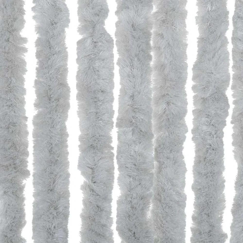 Užuolaida nuo musių, pilkos spalvos, 100x230cm, šenilis