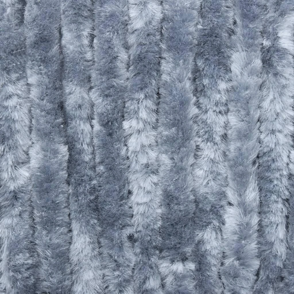 Užuolaida nuo vabzdžių, sidabrinės spalvos, 118x220cm, šenilis