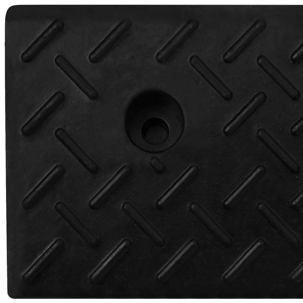 Užvažiavimo rampos, 2vnt., 50x17,5x5cm, guma