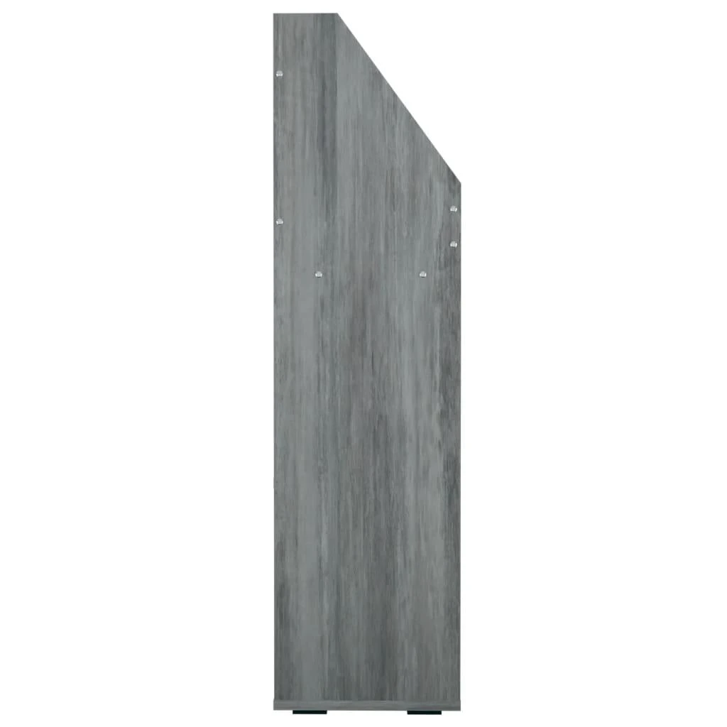 Vaikiška lentyna žurnalams, betono pilka, 71x30x114cm, mediena