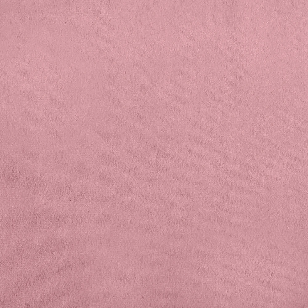 Vaikiška sofa, rožinės spalvos, 100x50x26cm, aksomas