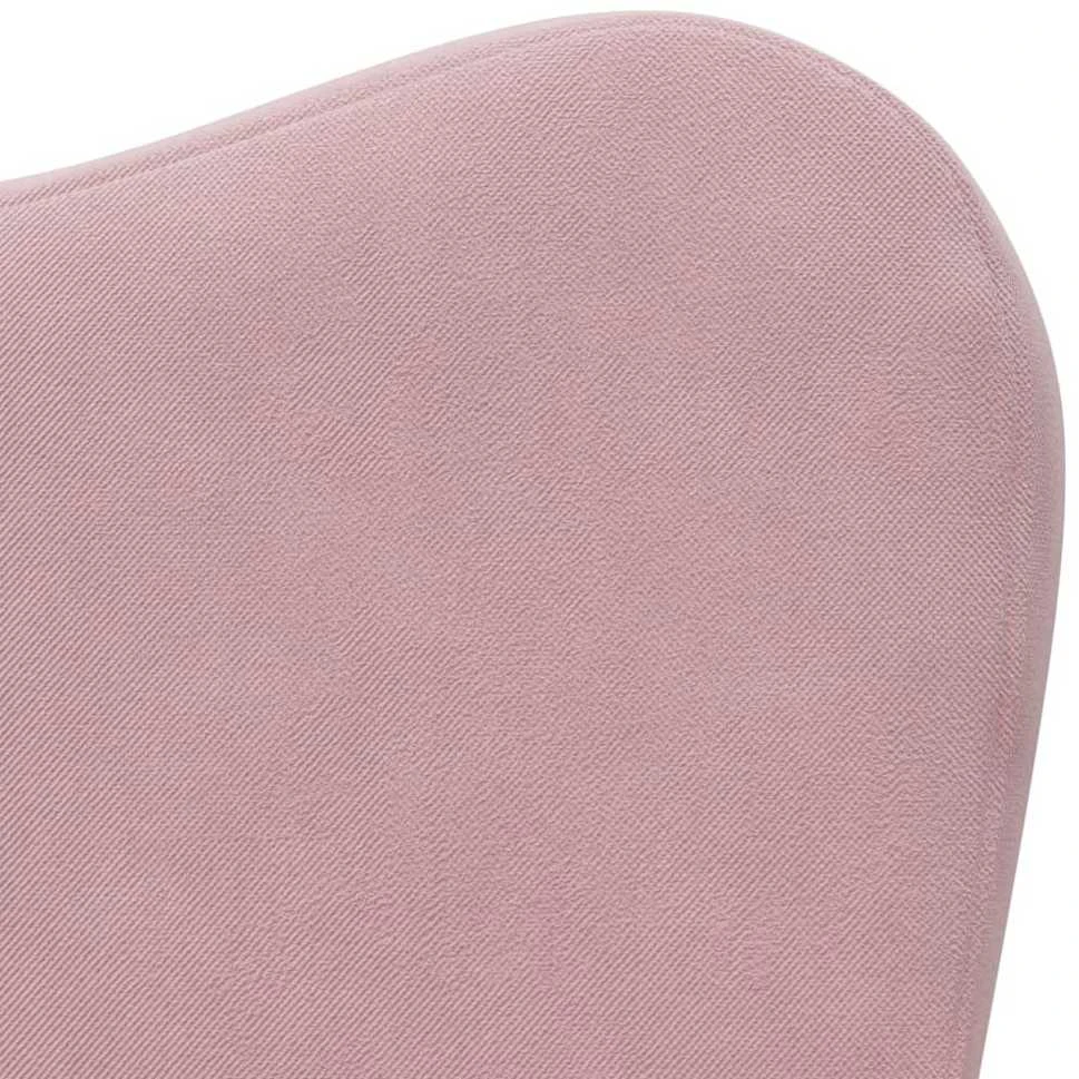 Vaikiška sofa, rožinės spalvos, minkštas pliušas