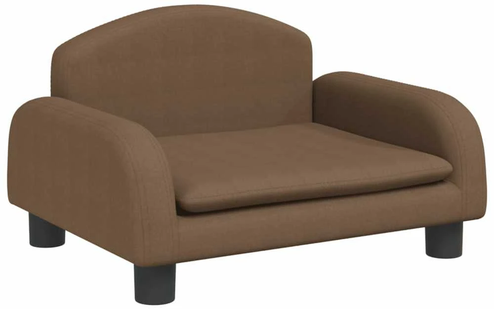 Vaikiška sofa, rudos spalvos, 50x40x30cm, audinys