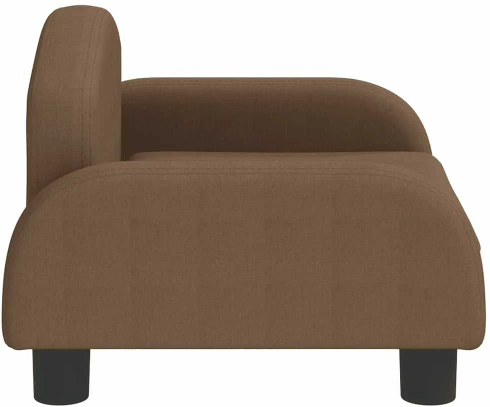 Vaikiška sofa, rudos spalvos, 50x40x30cm, audinys