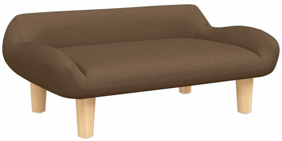 Vaikiška sofa, rudos spalvos, 70x40x24cm, audinys