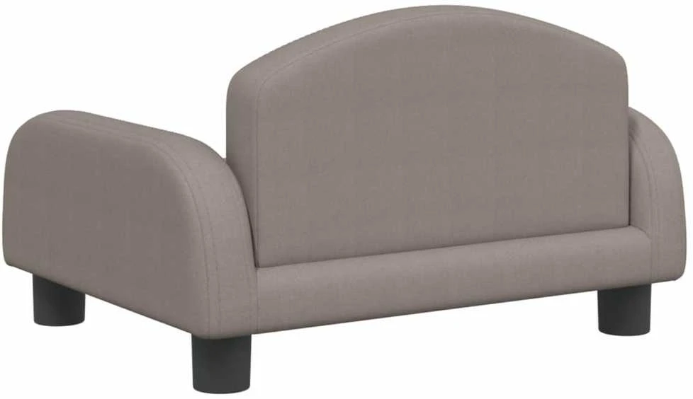 Vaikiška sofa, taupe spalvos, 50x40x30cm, audinys