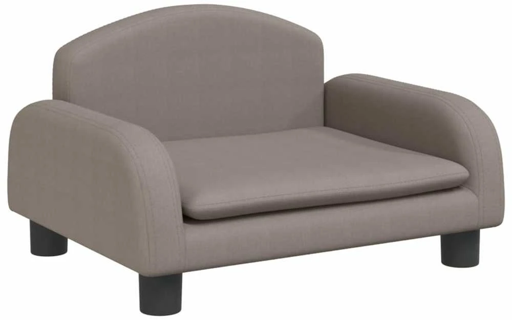 Vaikiška sofa, taupe spalvos, 50x40x30cm, audinys