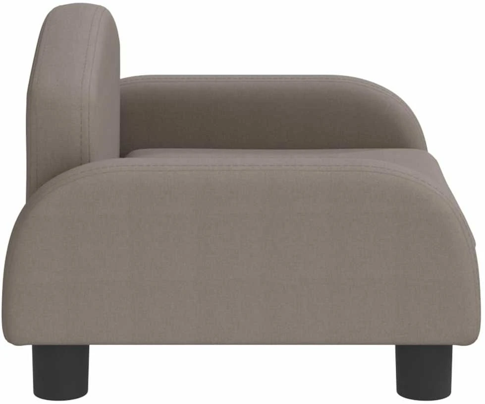 Vaikiška sofa, taupe spalvos, 50x40x30cm, audinys