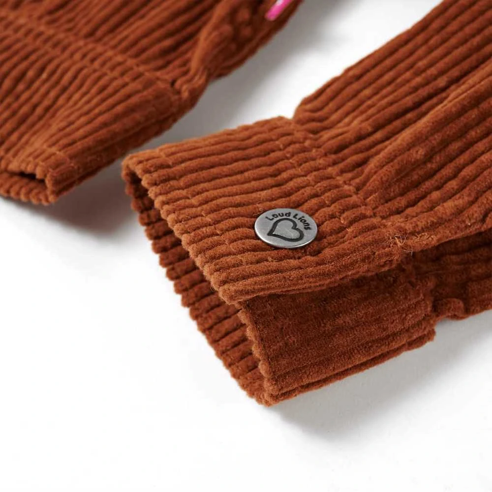 Vaikiška striukė, smėlio spalvos, velvetas, 116 dydžio