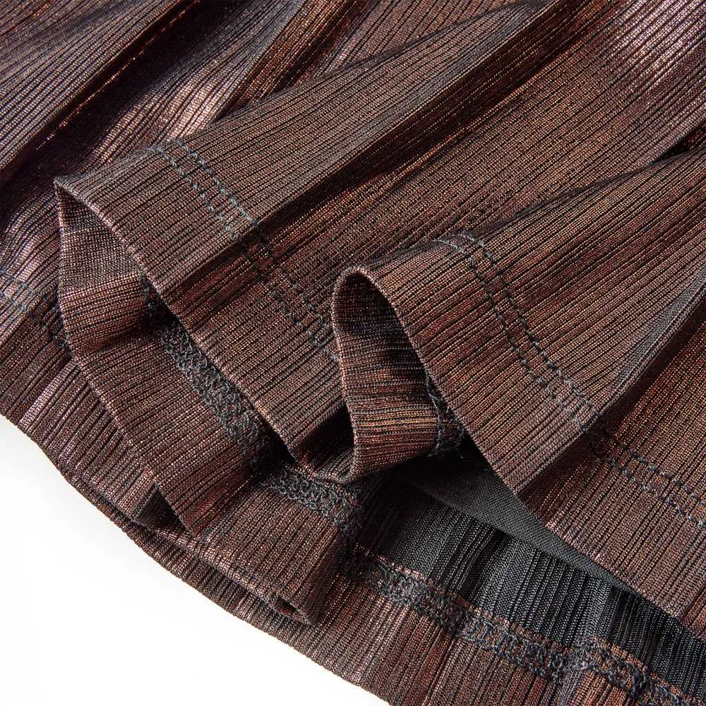 Vaikiškas sijonas su blizgučiais, smėlio spalvos, 104 dydžio