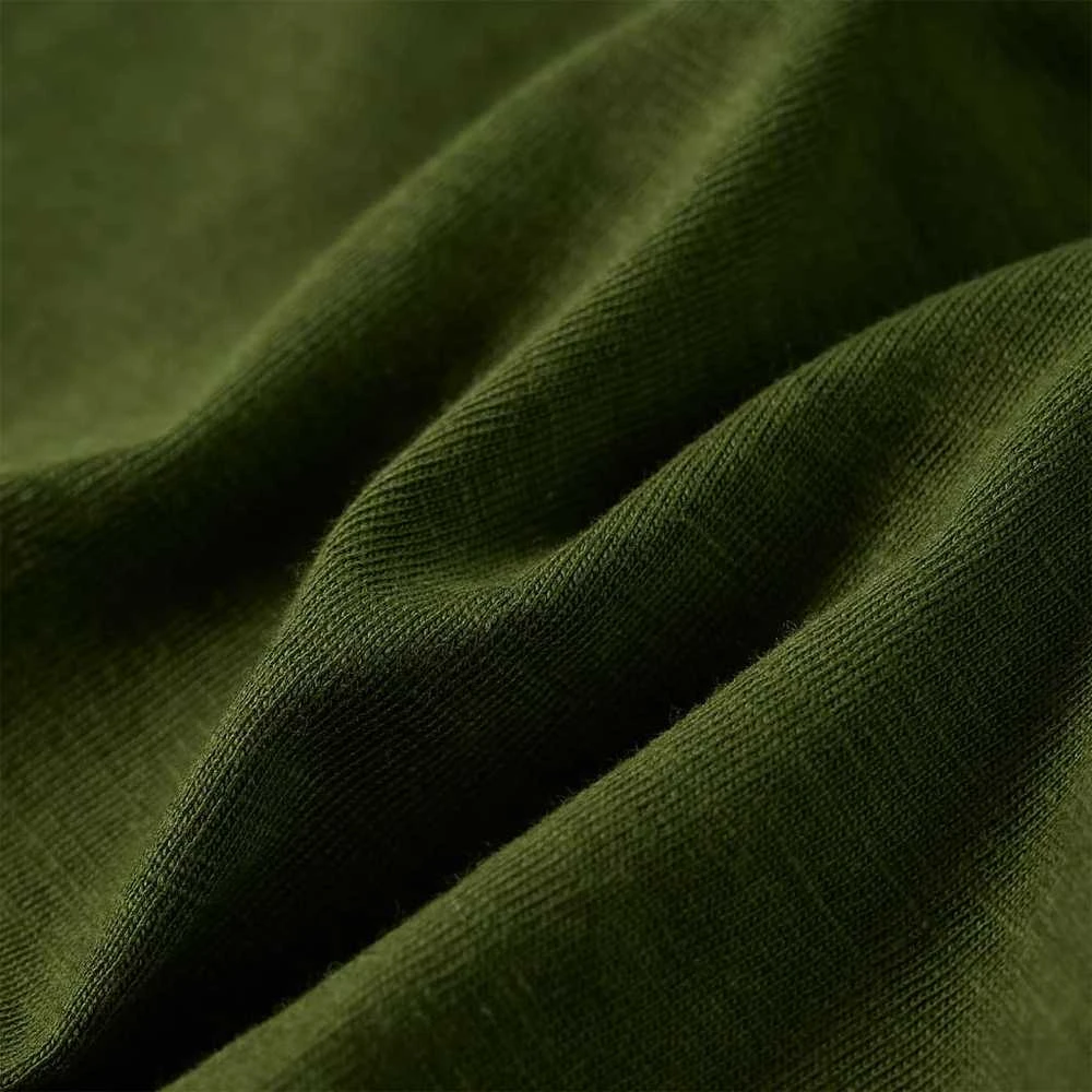 Vaikiški marškinėliai ilgomis rankovėmis, chaki spalvos, 104 dydžio