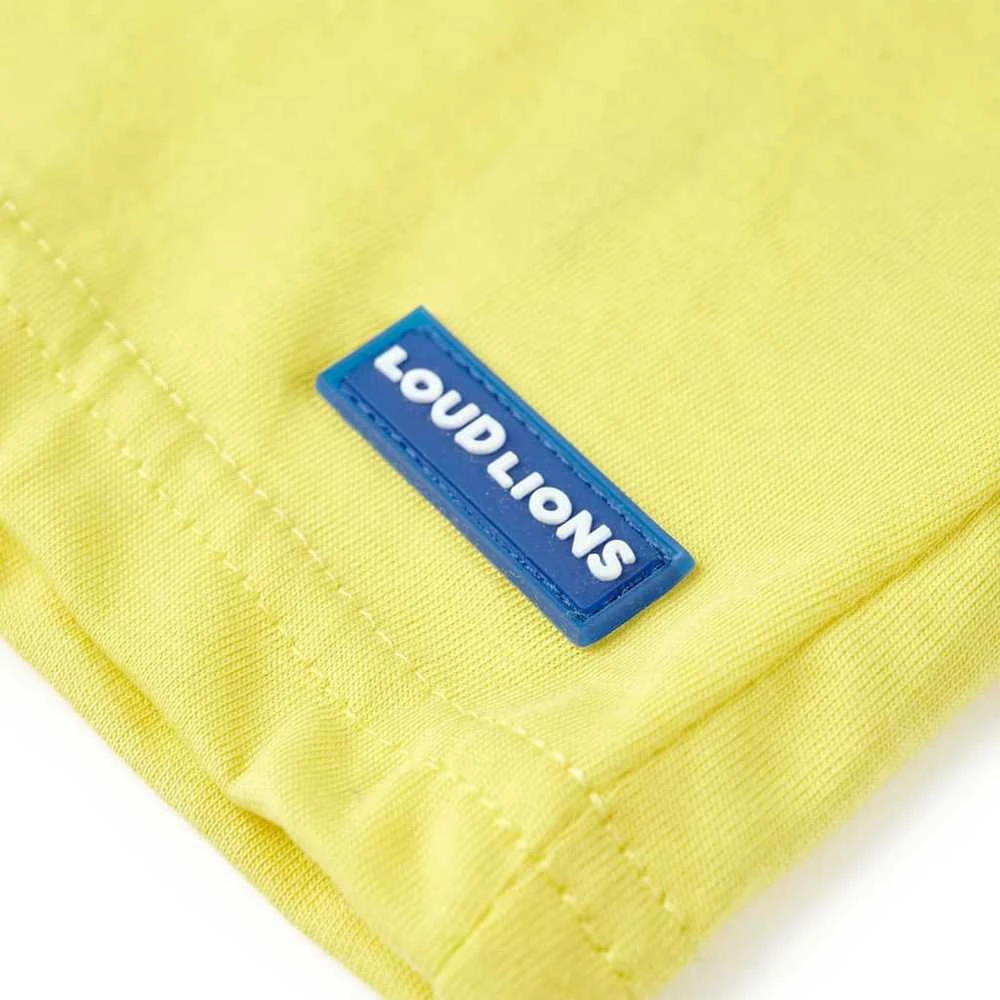 Vaikiški marškinėliai trumpomis rankovėmis, geltoni, 140 dydžio