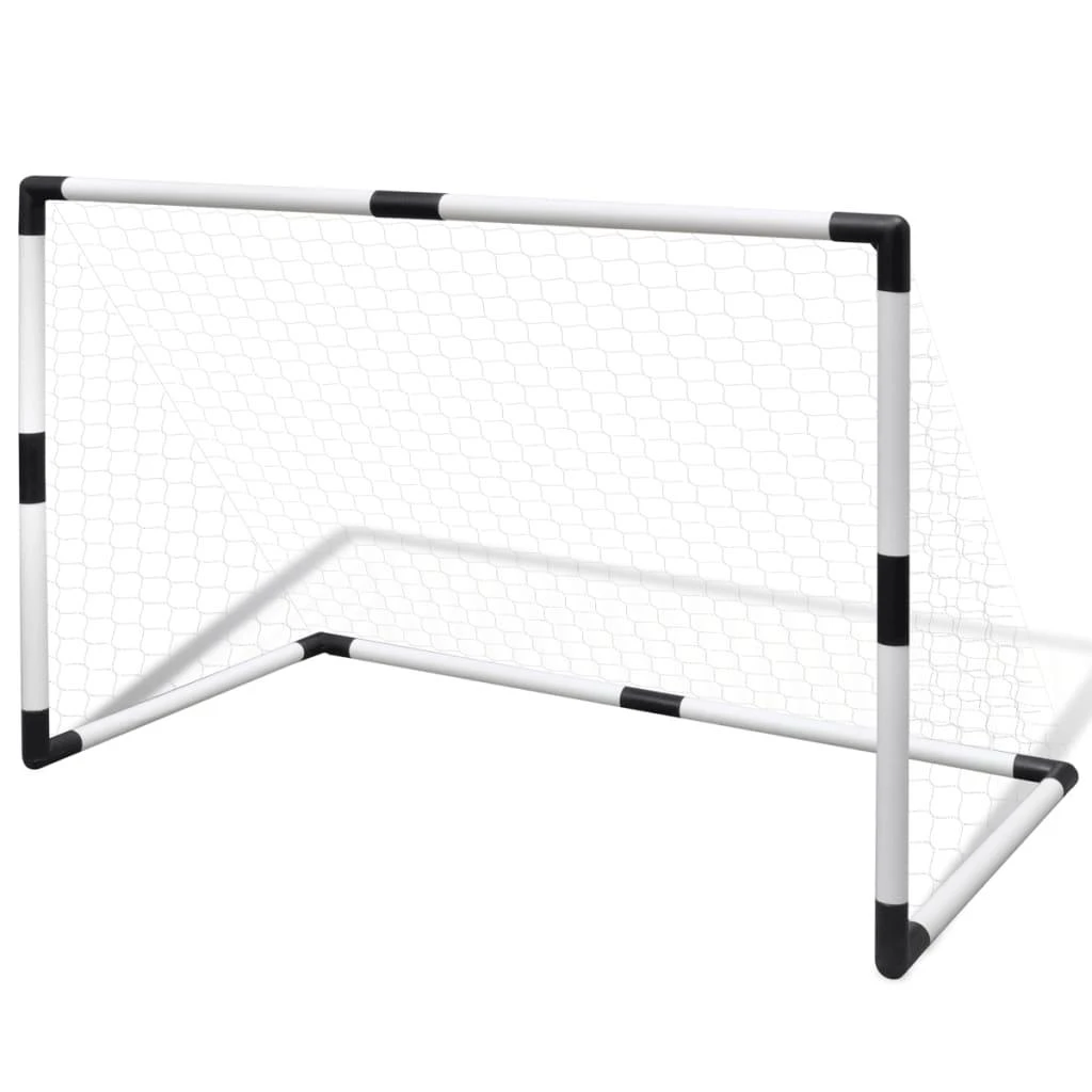 Vaikiškų mažų futbolo vartų su tinklais rinkinys, 2vnt., 91,5x48x61cm
