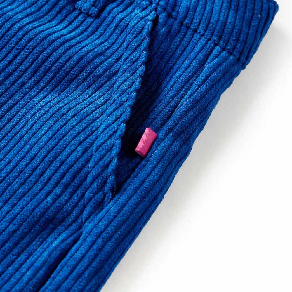 Vaikiškos kelnės, kobalto mėlynos spalvos, velvetas, 104 dydžio