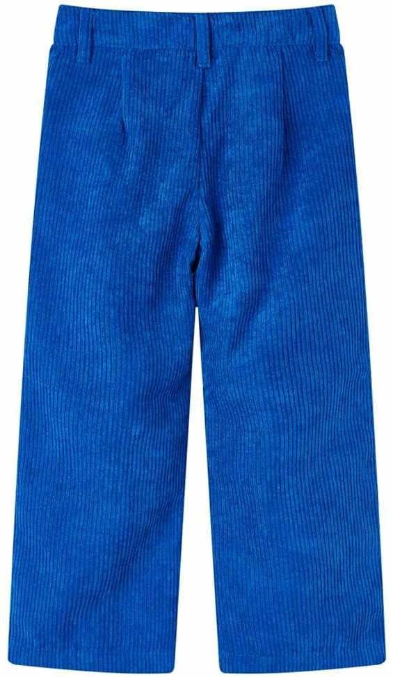 Vaikiškos kelnės, kobalto mėlynos spalvos, velvetas, 116 dydžio