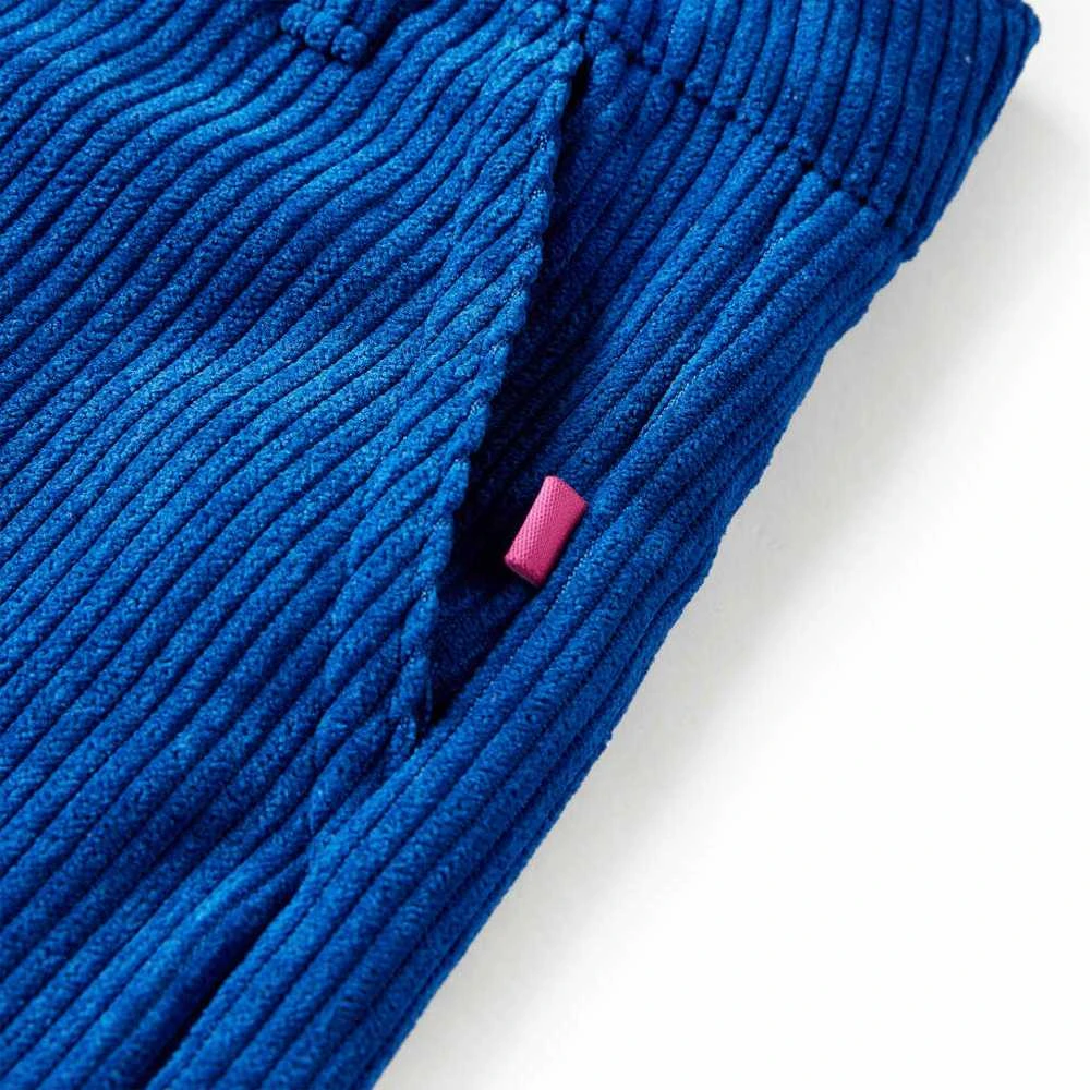 Vaikiškos kelnės, kobalto mėlynos spalvos, velvetas, 116 dydžio