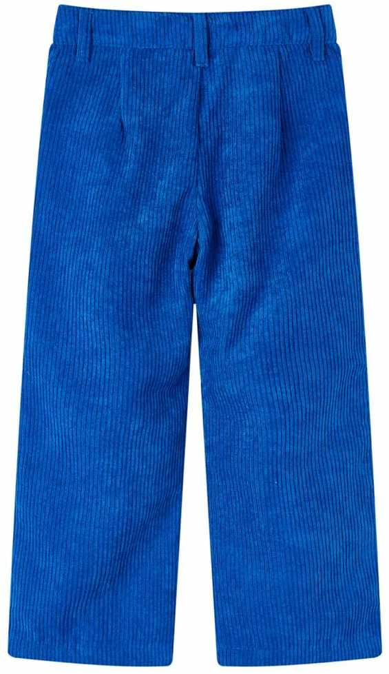 Vaikiškos kelnės, kobalto mėlynos spalvos, velvetas, 128 dydžio