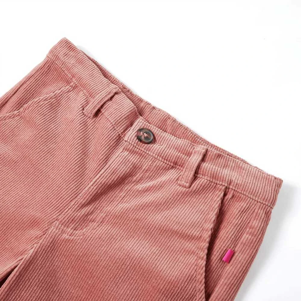 Vaikiškos kelnės, sendintos rožinės spalvos, velvetas, 92 dydžio