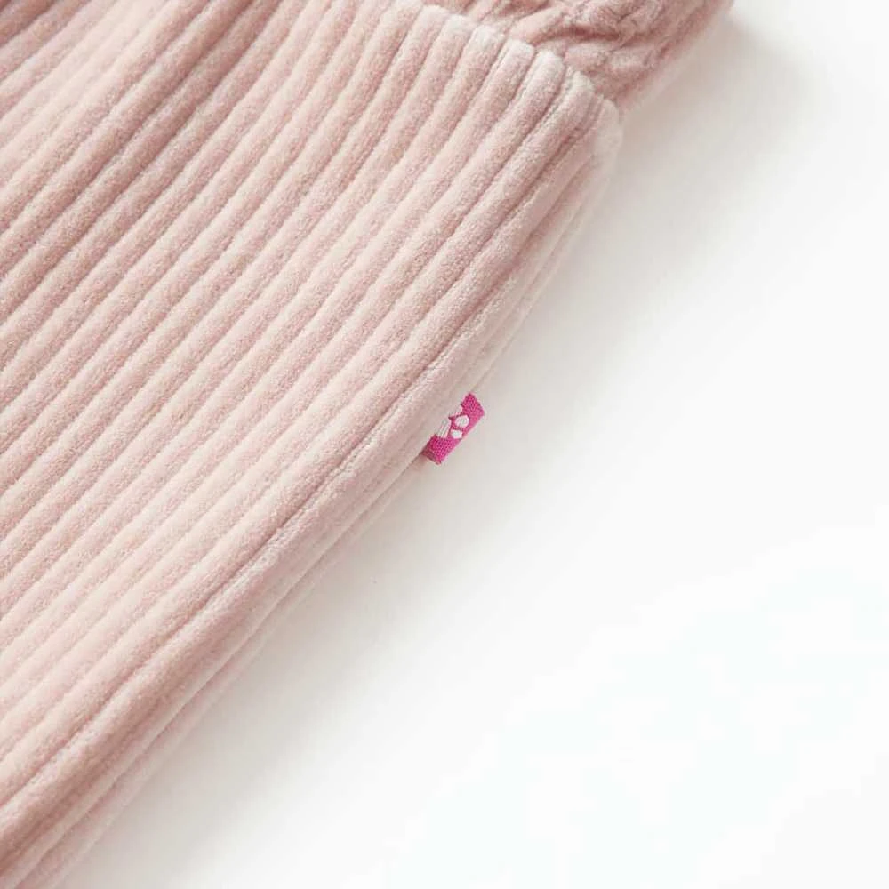 Vaikiškos kelnės, šviesiai rožinės spalvos, velvetas, 104 dydžio