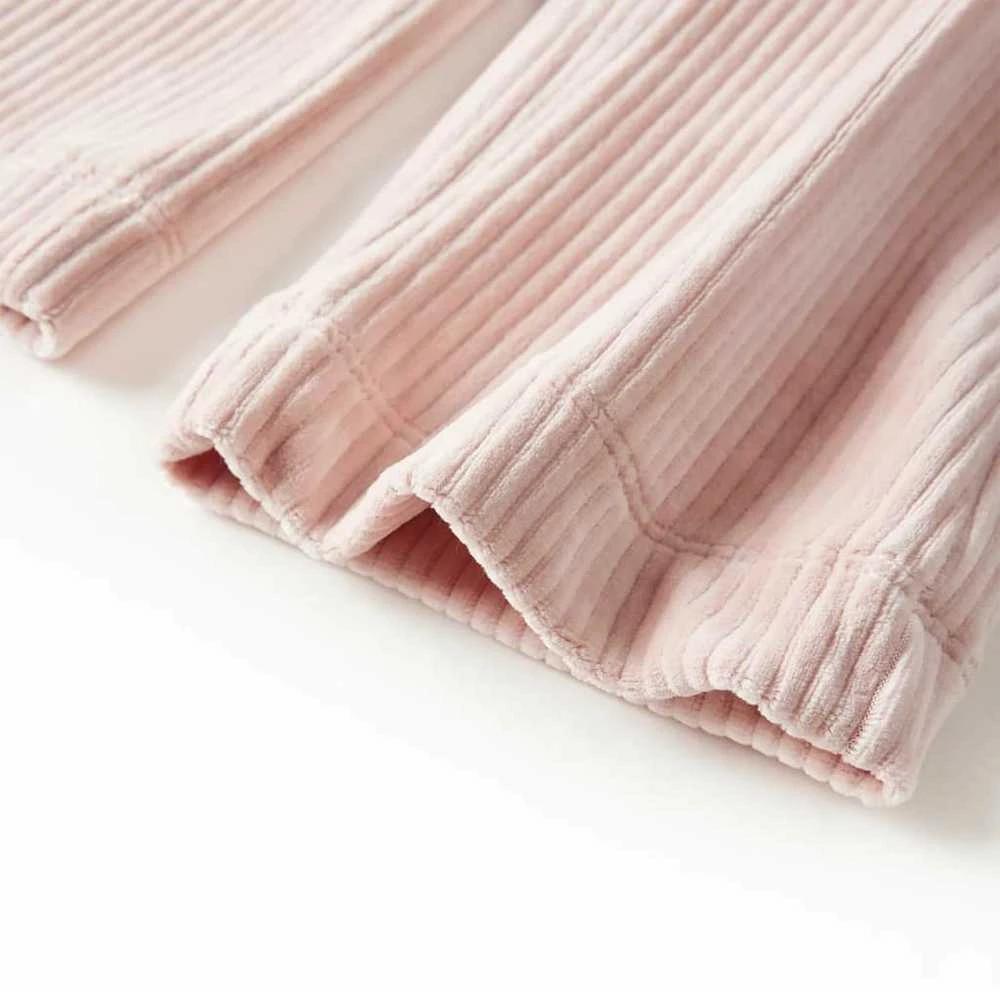Vaikiškos kelnės, šviesiai rožinės spalvos, velvetas, 104 dydžio