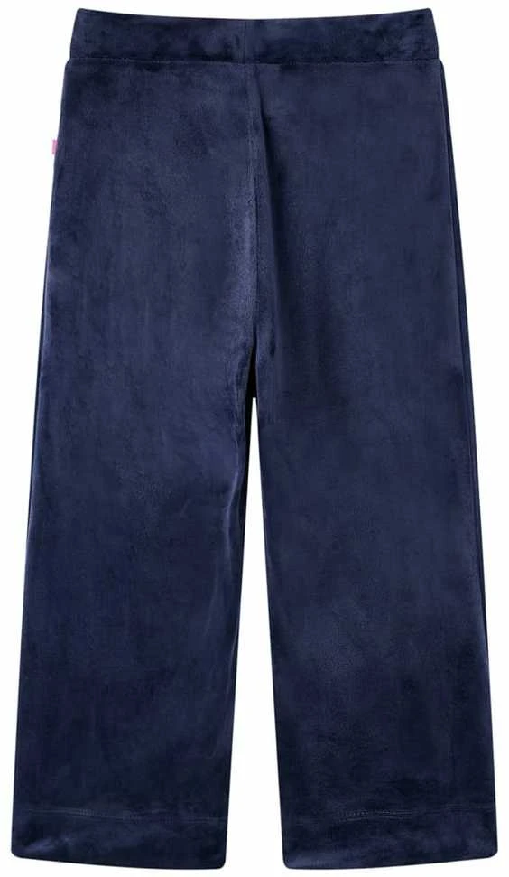 Vaikiškos kelnės, tamsiai mėlynos spalvos, velvetas, 104 dydžio