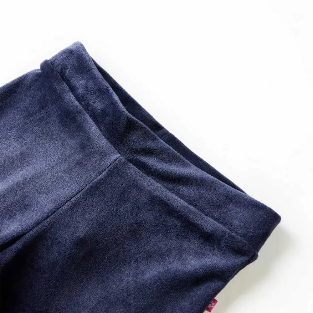 Vaikiškos kelnės, tamsiai mėlynos spalvos, velvetas, 116 dydžio