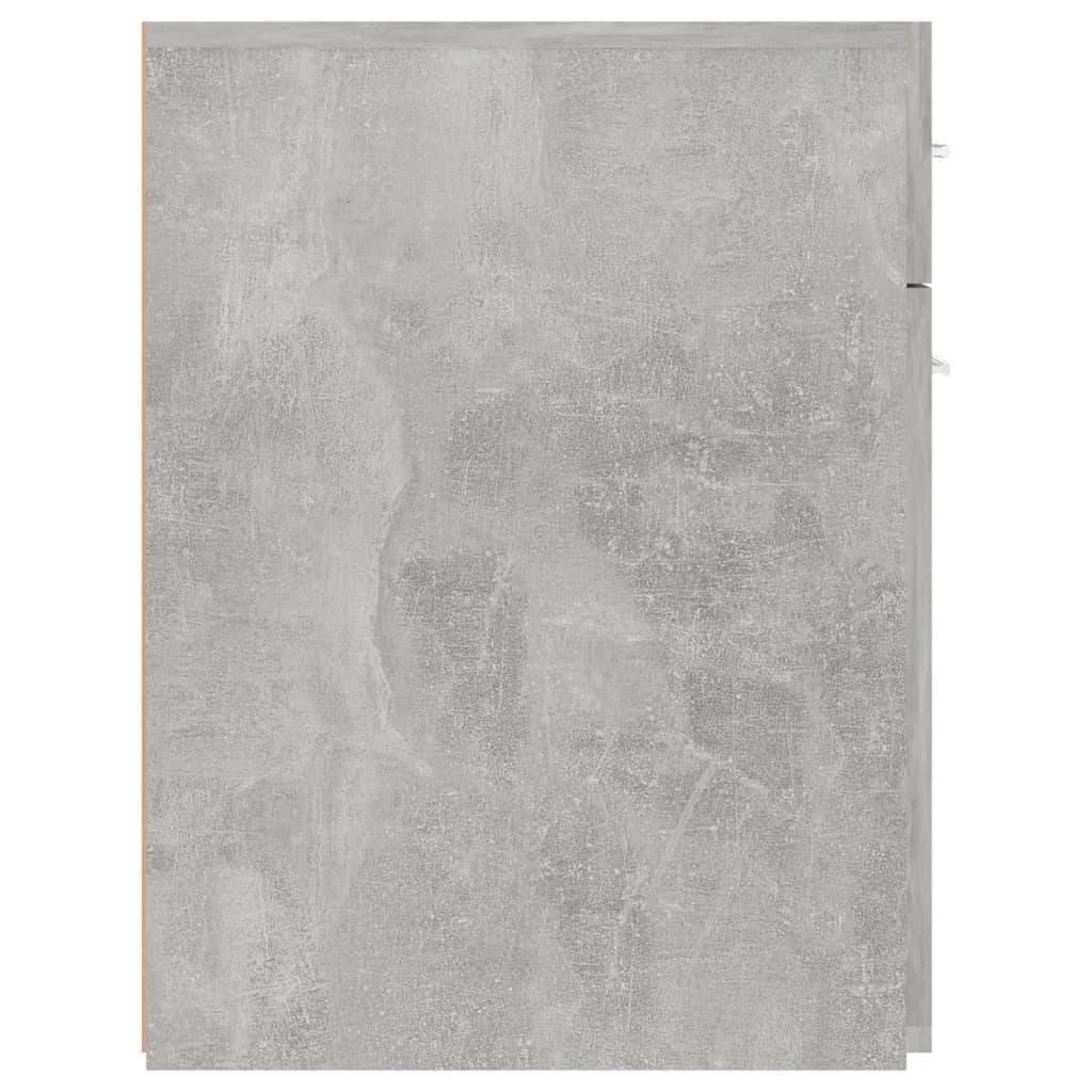 Vaistų spintelė, betono pilka, 20x45,5x60cm, apdirbta mediena