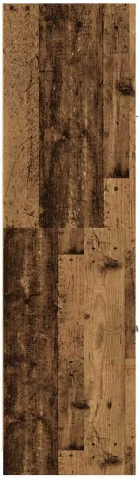 Vaistų spintelė, medienos spalvos, 30x41x144,5cm, mediena