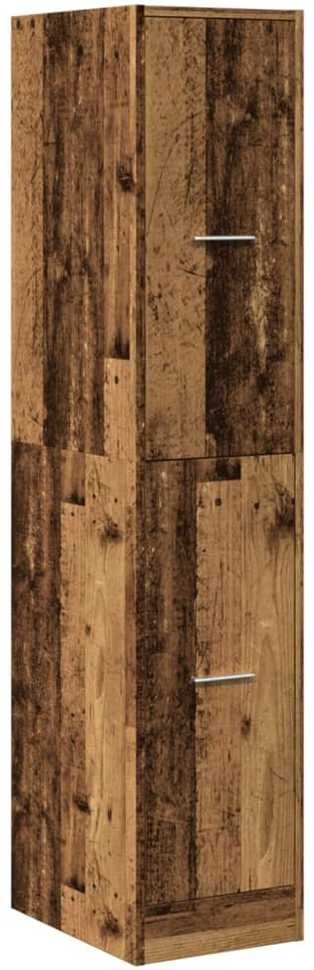 Vaistų spintelė, medienos spalvos, 30x41x144,5cm, mediena