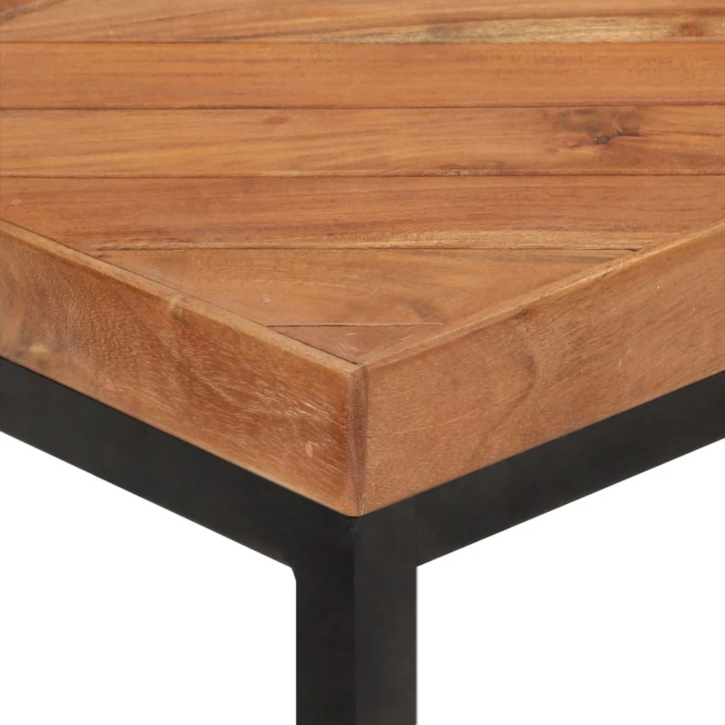 Valgomojo stalas, 120x60x76cm, akacija ir mango mediena
