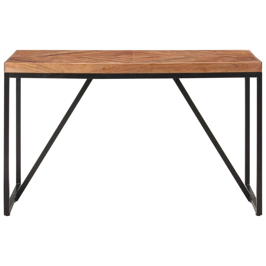 Valgomojo stalas, 120x60x76cm, akacija ir mango mediena