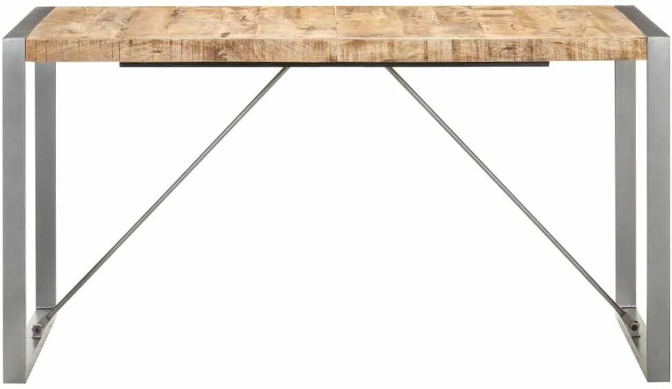 Valgomojo stalas, 140x70x75cm, mango medienos masyvas