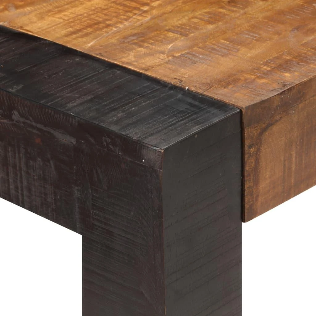 Valgomojo stalas, 140x70x76cm, neapdorota mango mediena