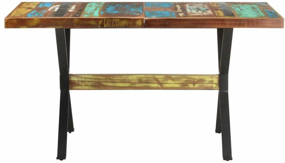 Valgomojo stalas, 140x70x76cm, perdirbtos medienos masyvas