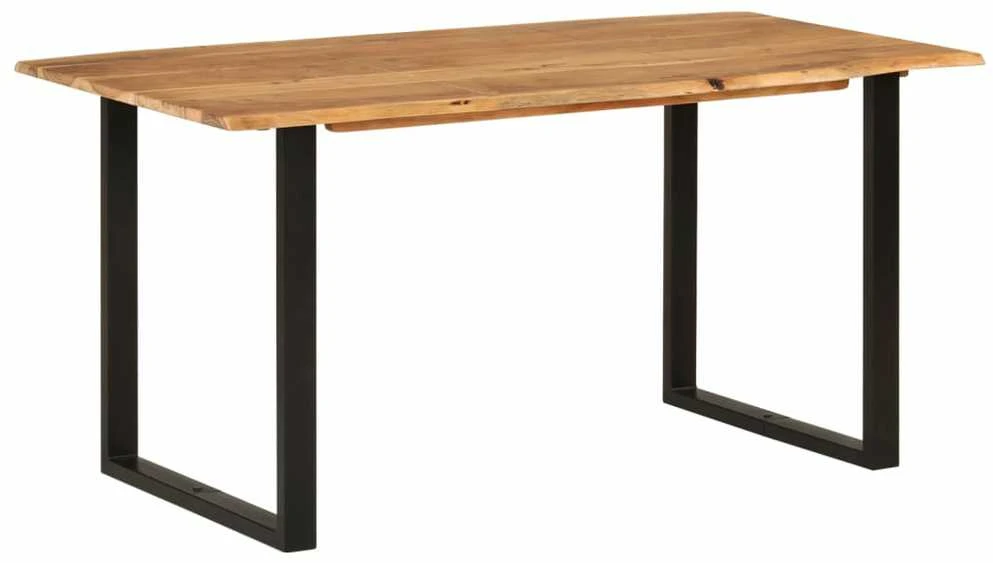 Valgomojo stalas, 154x80x76cm, akacijos medienos masyvas