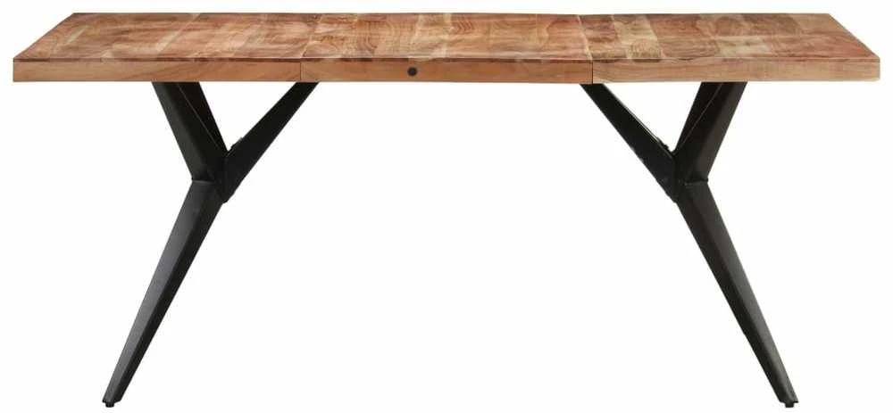 Valgomojo stalas, 160x80x76cm, akacijos medienos masyvas