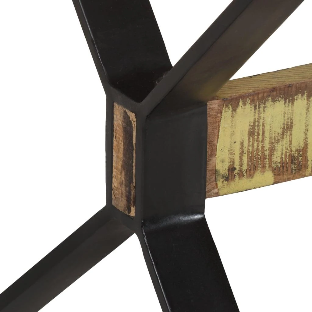 Valgomojo stalas, 160x80x76cm, perdirbtos medienos masyvas
