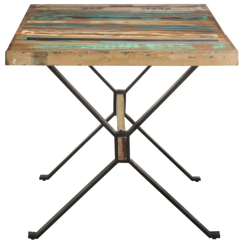 Valgomojo stalas, 160x80x76cm, perdirbtos medienos masyvas